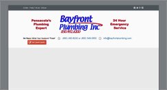 Desktop Screenshot of bayfrontplumbing.com